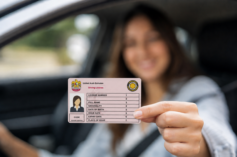 Driving license Golden chance Dubai