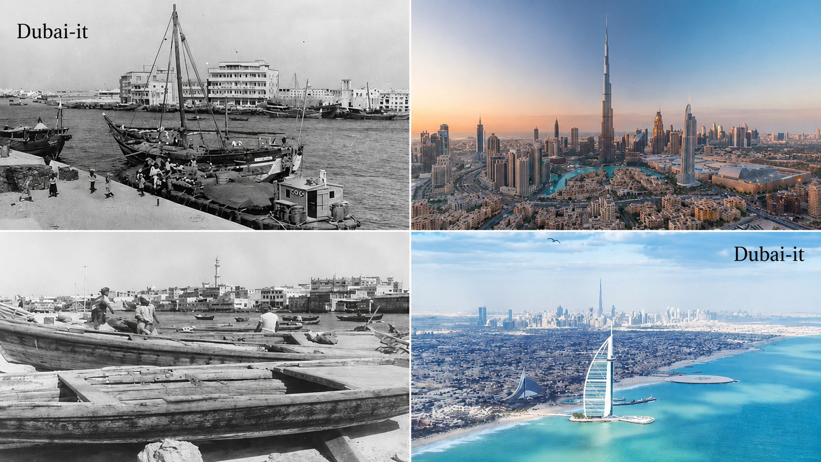 Dubai now and then