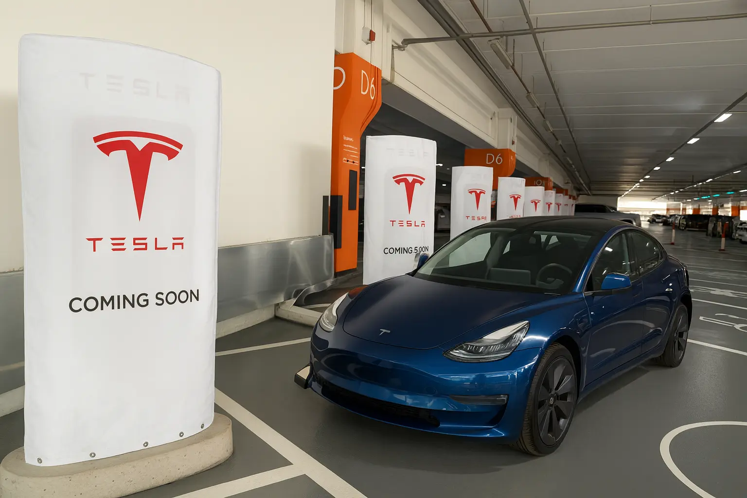 Tesla Super Charger Dubai, UAE