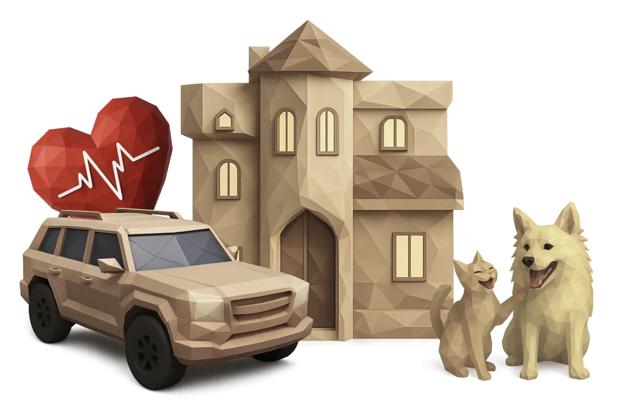 Shory Insurance banner with a UAE family, house, and SUV, featuring the tagline We Take You Beyond Regular Insurance