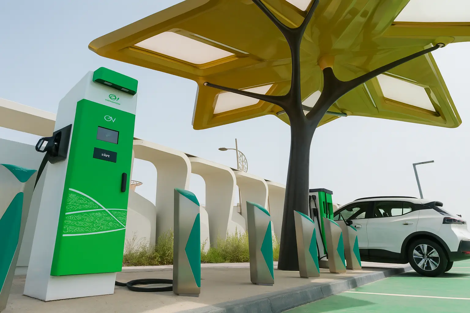 Enoc EV Station Dubai Internet city UAE