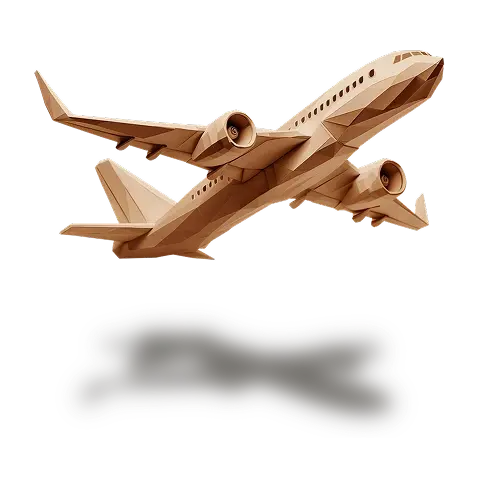 Illustration of a airplane for Shory Visit Visa for Agencies product. 