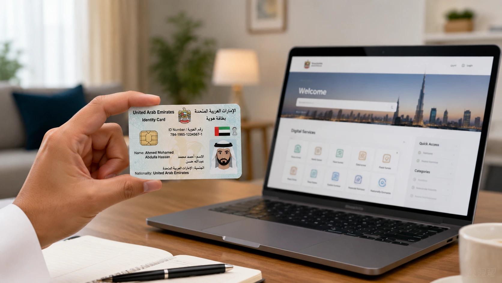 Check health insurance though Emirates ID 2026