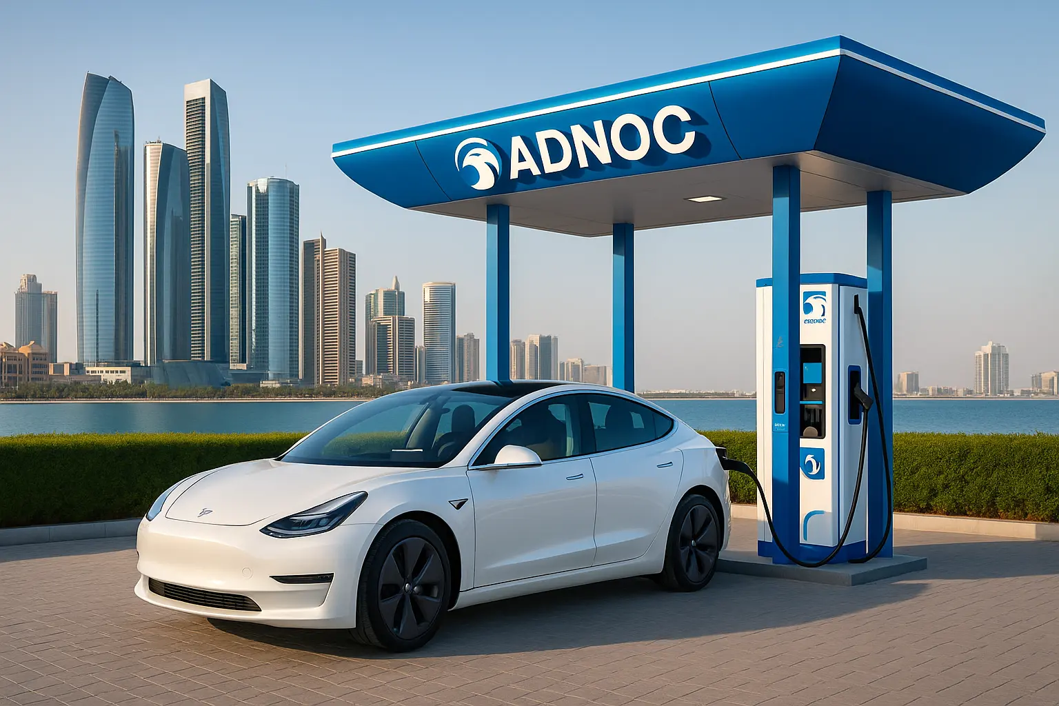 Adnoc EV Station Abu Dhabi